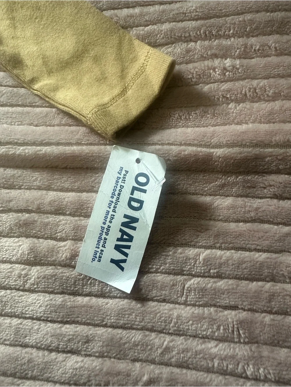 Old Navy tan & brown football bodysuit